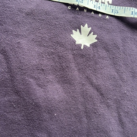 Roots Purple Crewneck Sweatshirt – Size S | Canadian Heritage | Cozy Casual | - Picture 5 of 7